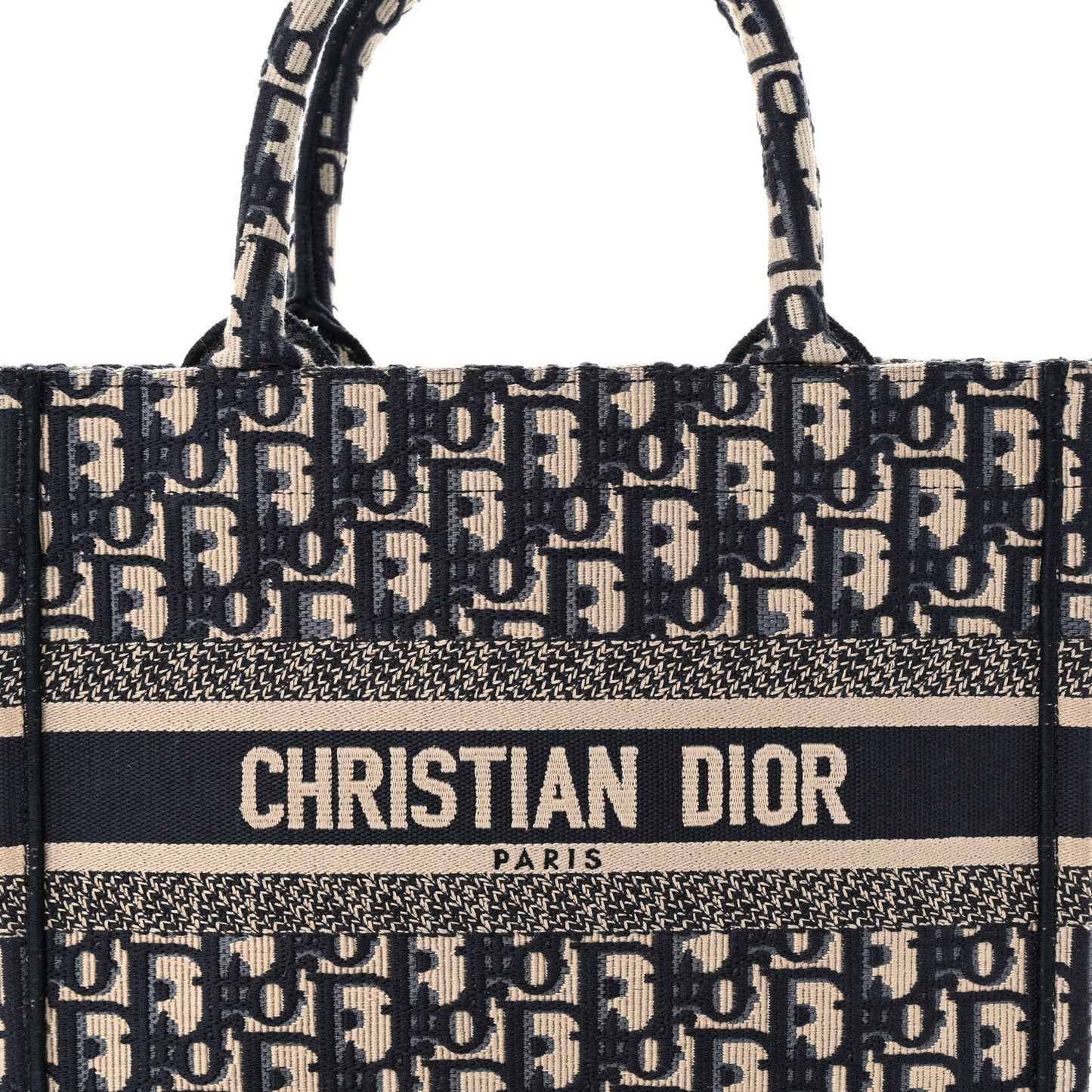 Oblique Small Book Tote Blue Multicolor