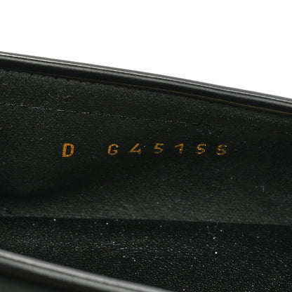 Chanel Shiny Calfskin CC Loafers Black White 37 Black White 8 of 9