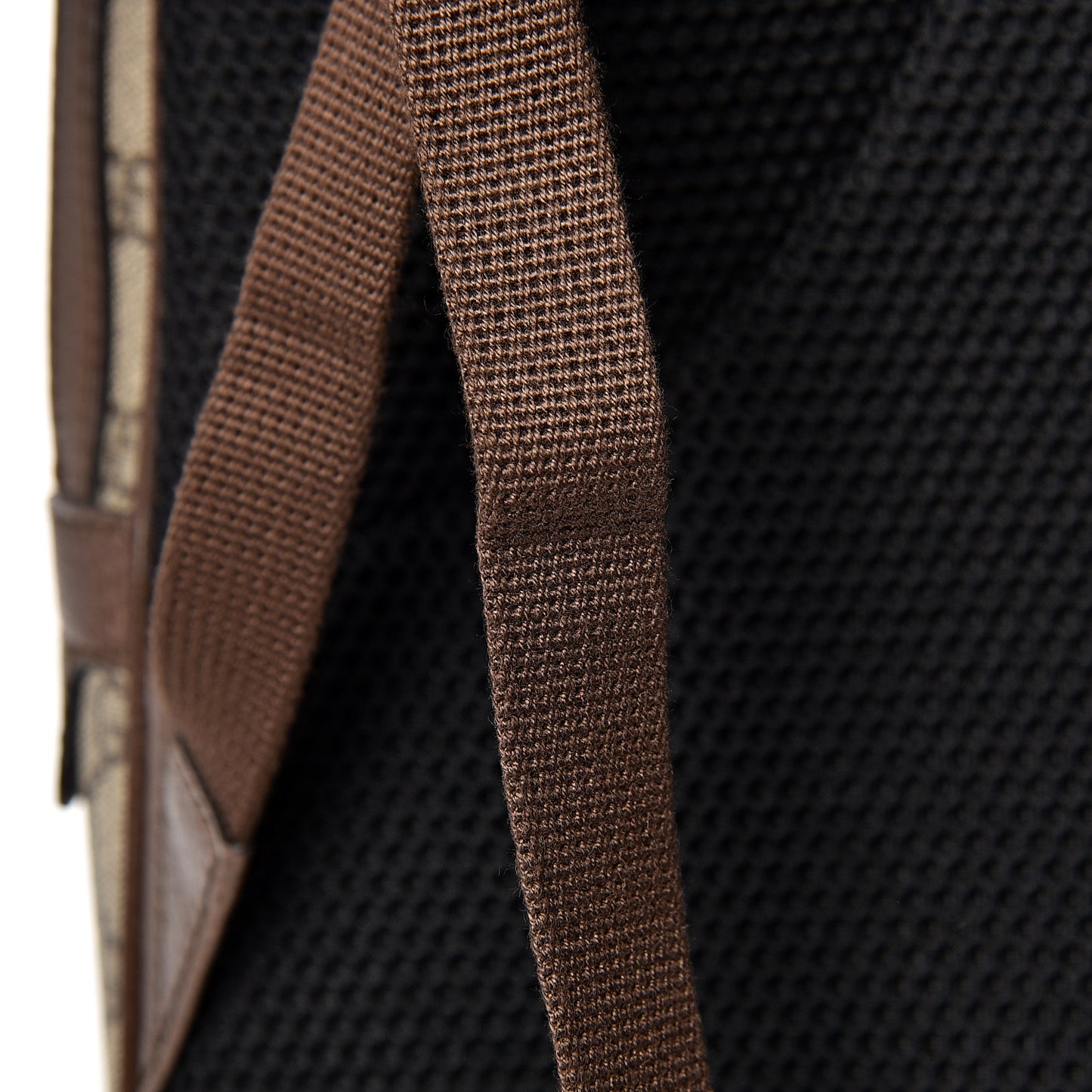 GG Supreme Monogram Medium Ophidia Day Backpack Brown