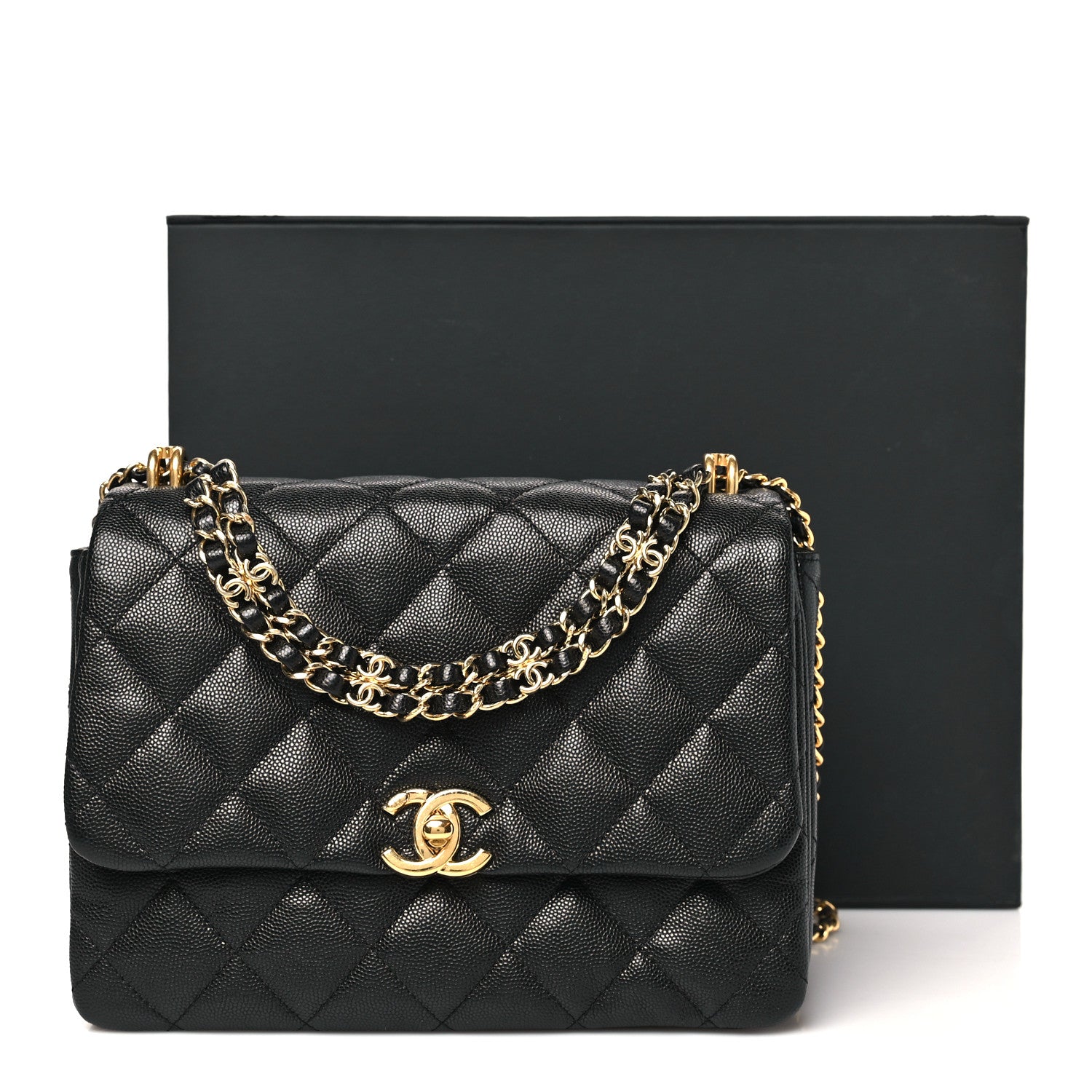 Chanel Caviar Quilted Coco First Flap Black 11 of 11