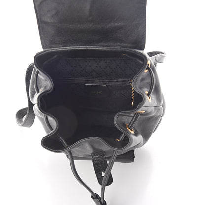 Gucci Calfskin Bamboo Backpack Black 5 of 9