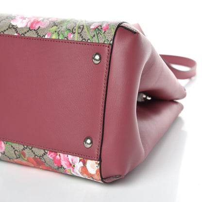 Gucci Soft GG Supreme Monogram Blooms Top Handle Bag Beige Multicolor Dry Rose 10 of 10