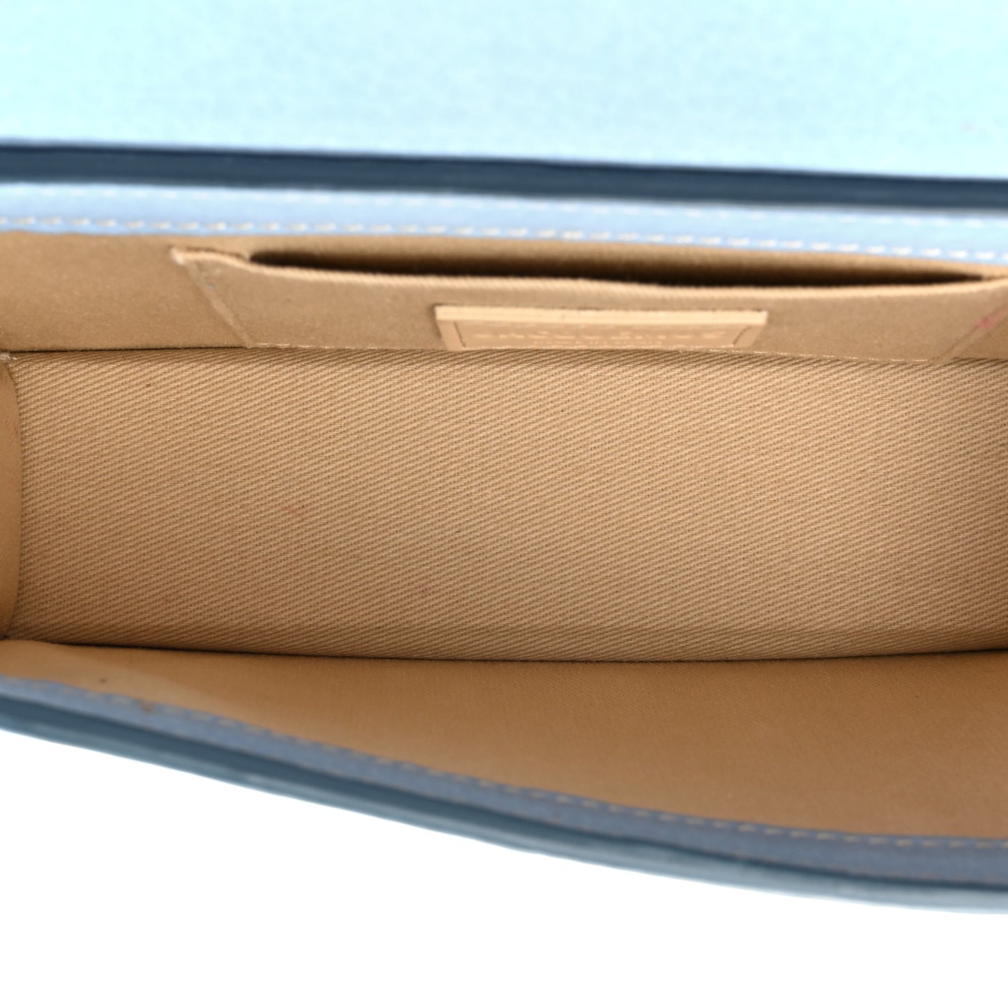 Calfskin Le Chiquito Long Light Blue