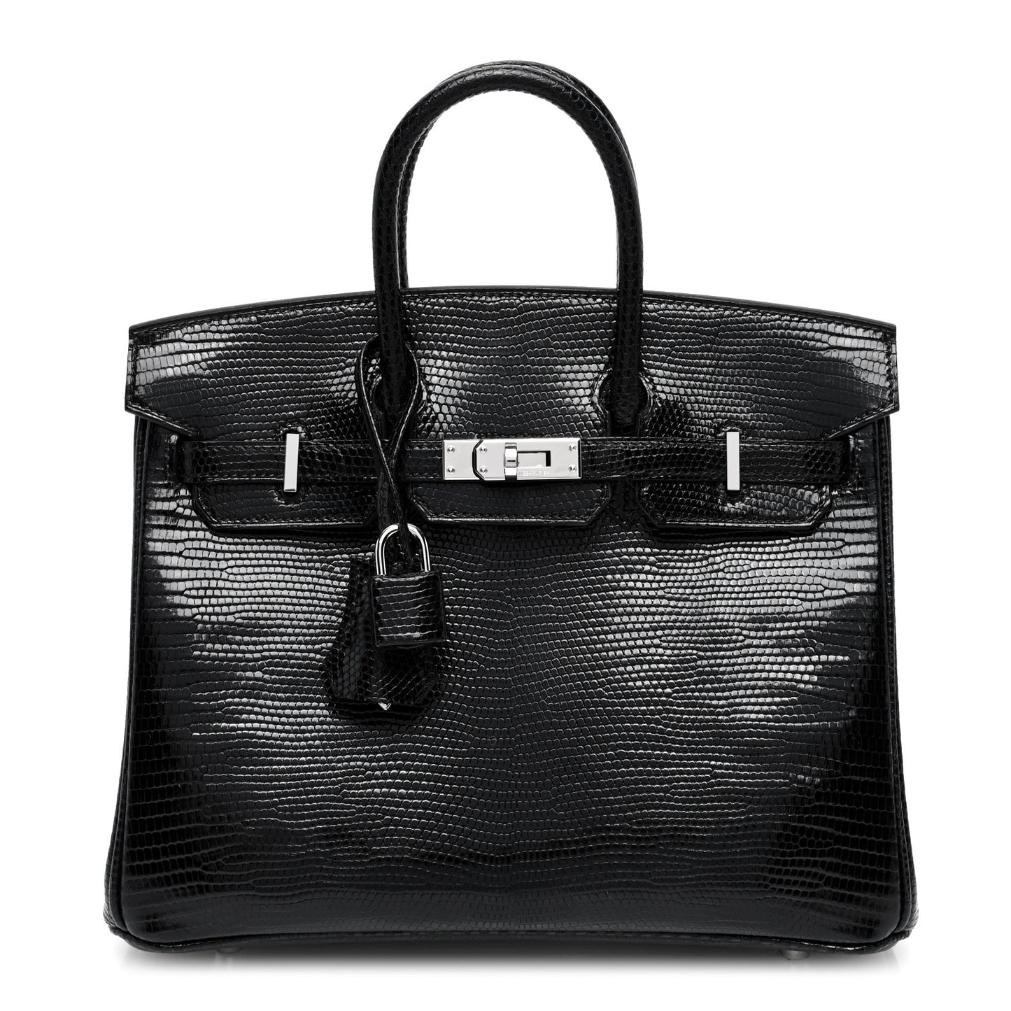 Lizard Birkin 25 Black