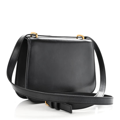Saint Laurent Smooth Calfskin Small Spontini Saddle Bag Black 3 of 11