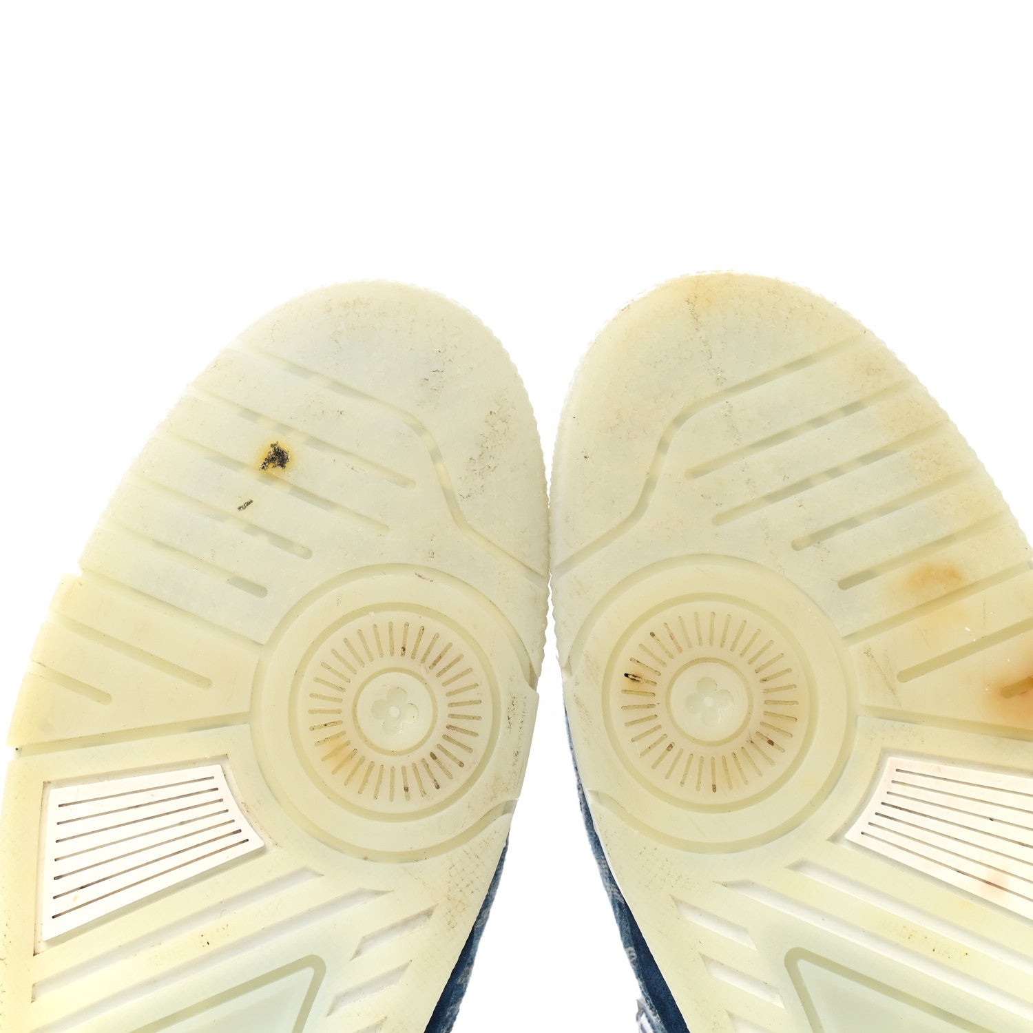 Louis Vuitton Monogram Denim Mens Trainer Sneakers 11 Blue 10 of 10