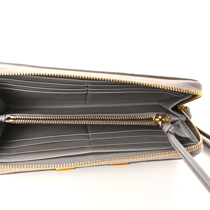 Chloe Calfskin Marcie Long Zip Around Wallet Cashmere Grey 5 of 7