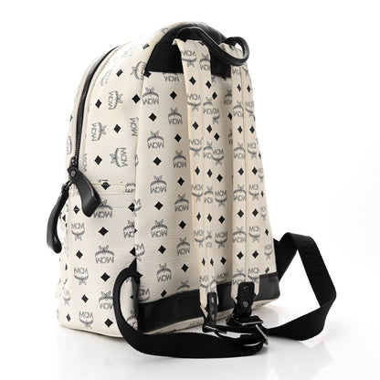 MCM Visetos Medium Sprinkle Stud Stark Backpack White 3 of 13