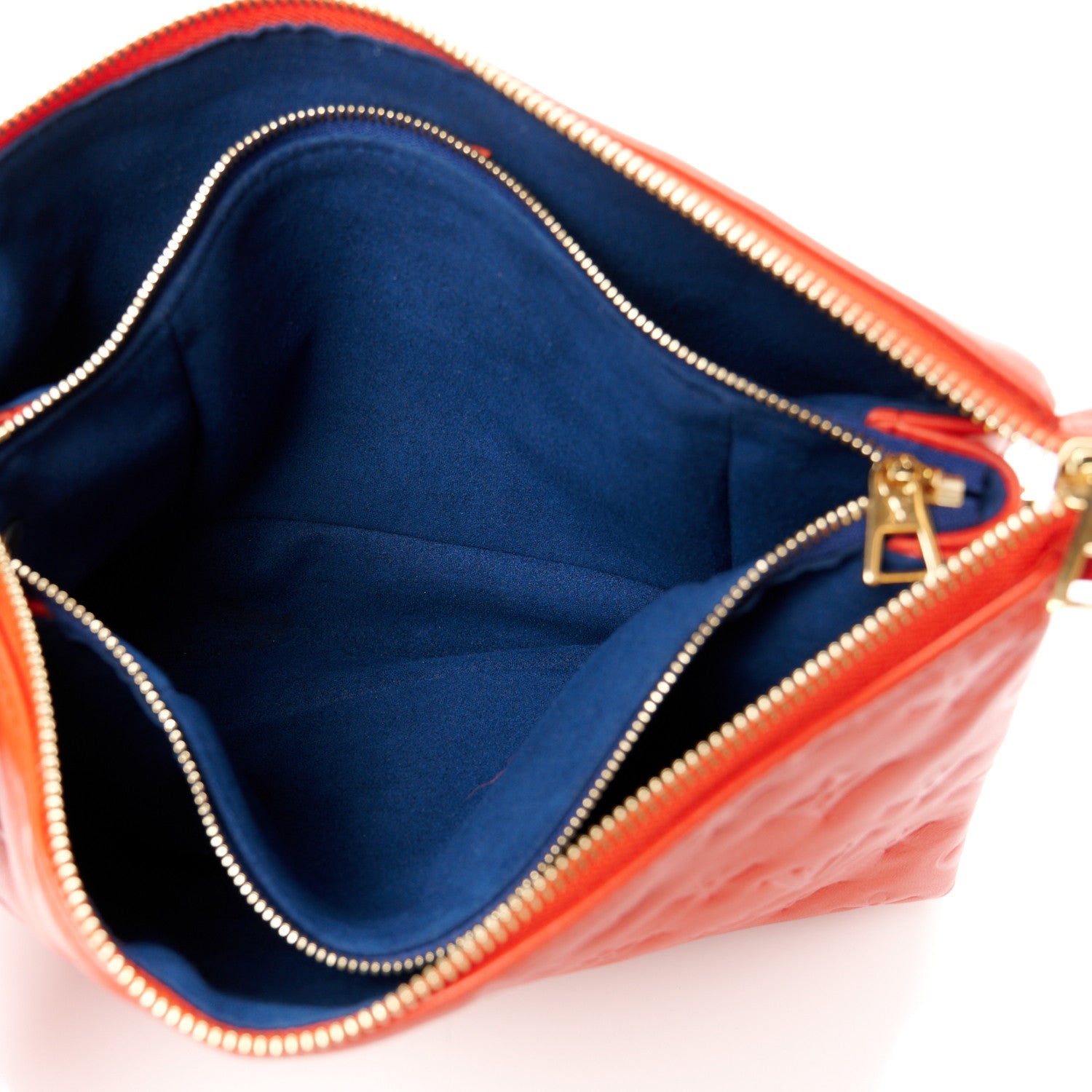 Louis Vuitton Lambskin Embossed Monogram Coussin PM Red 5 of 11