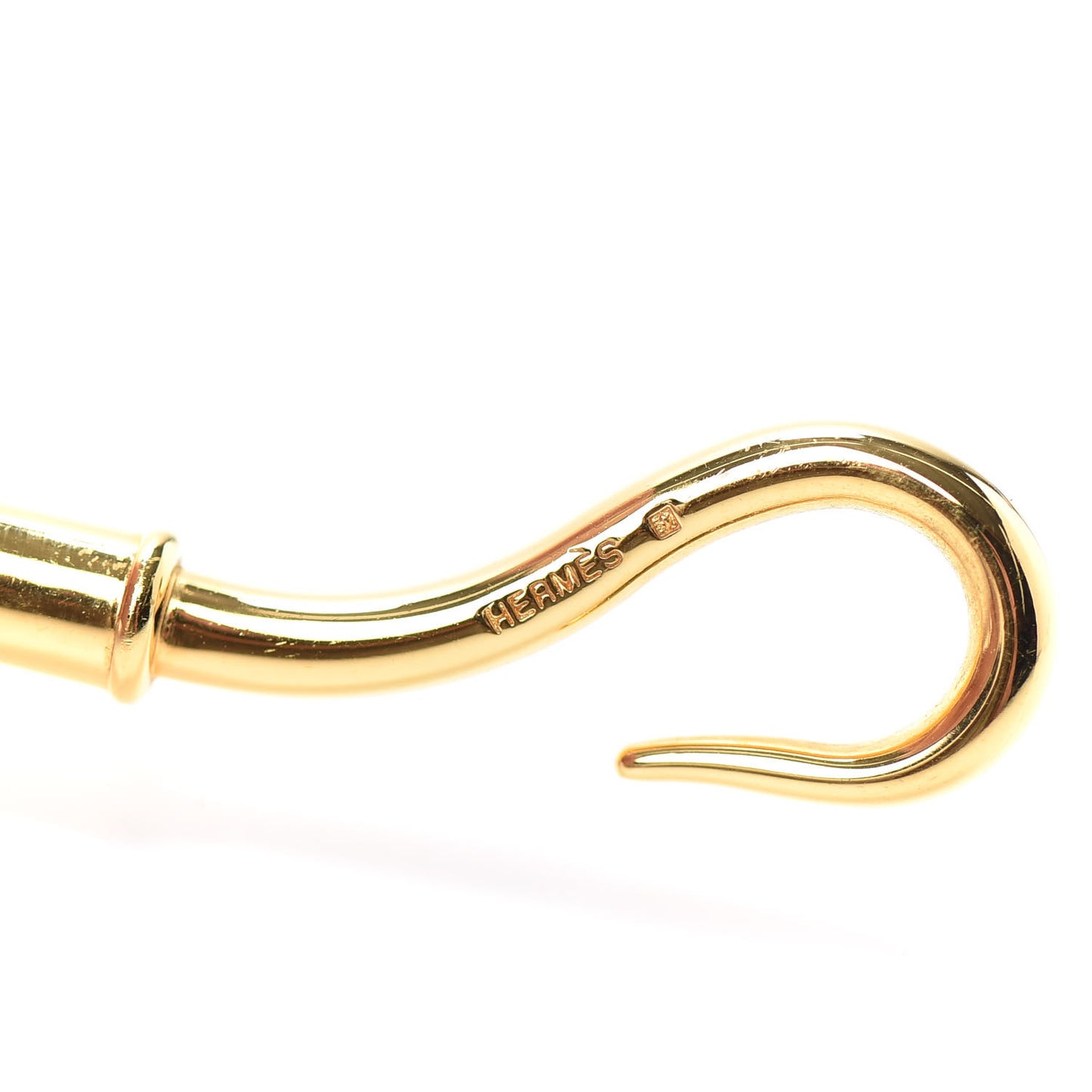 Natural Bridle Jumbo Hook Bracelet Bouton