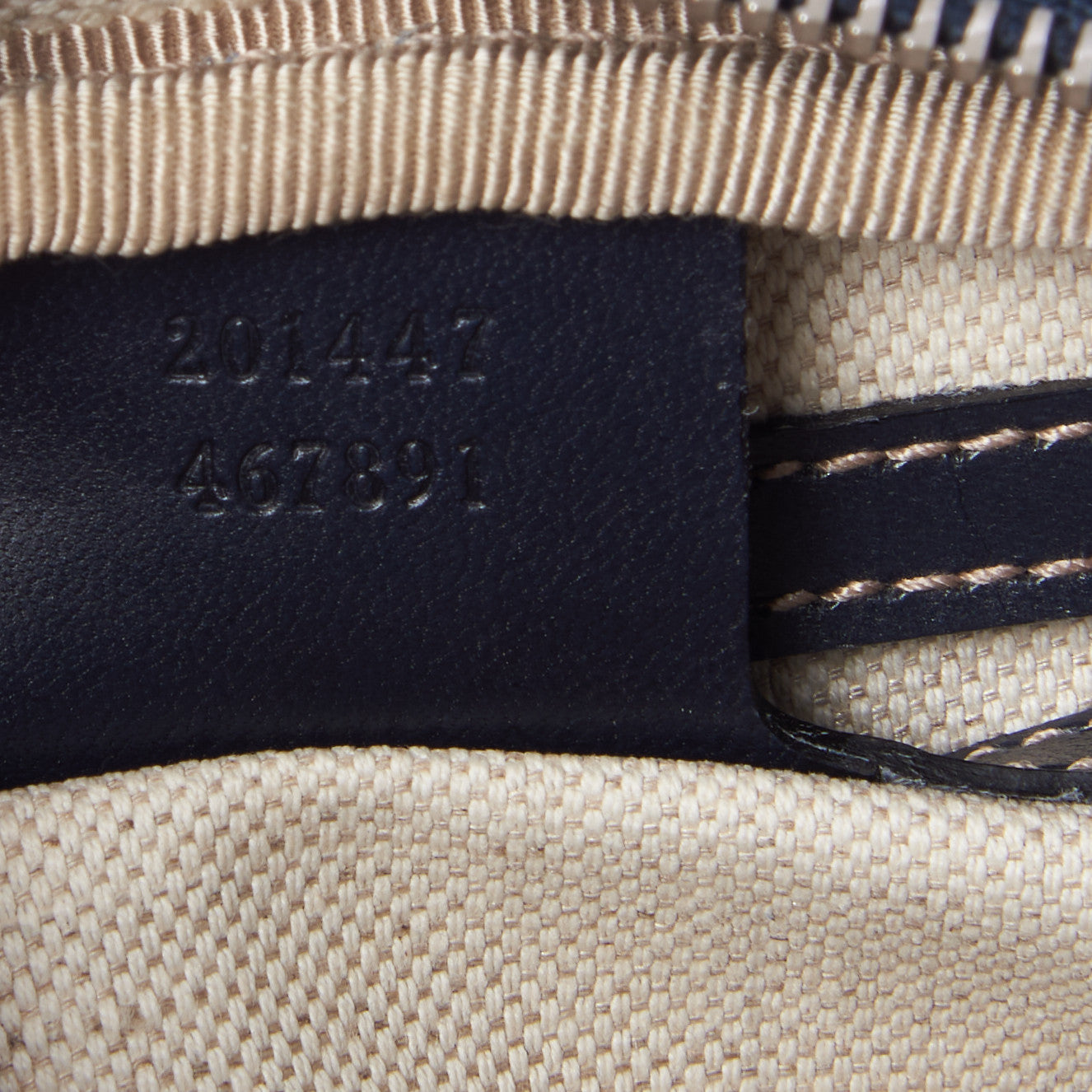 Gucci GG Plus Monogram Small Shoulder Bag Navy 8 of 8