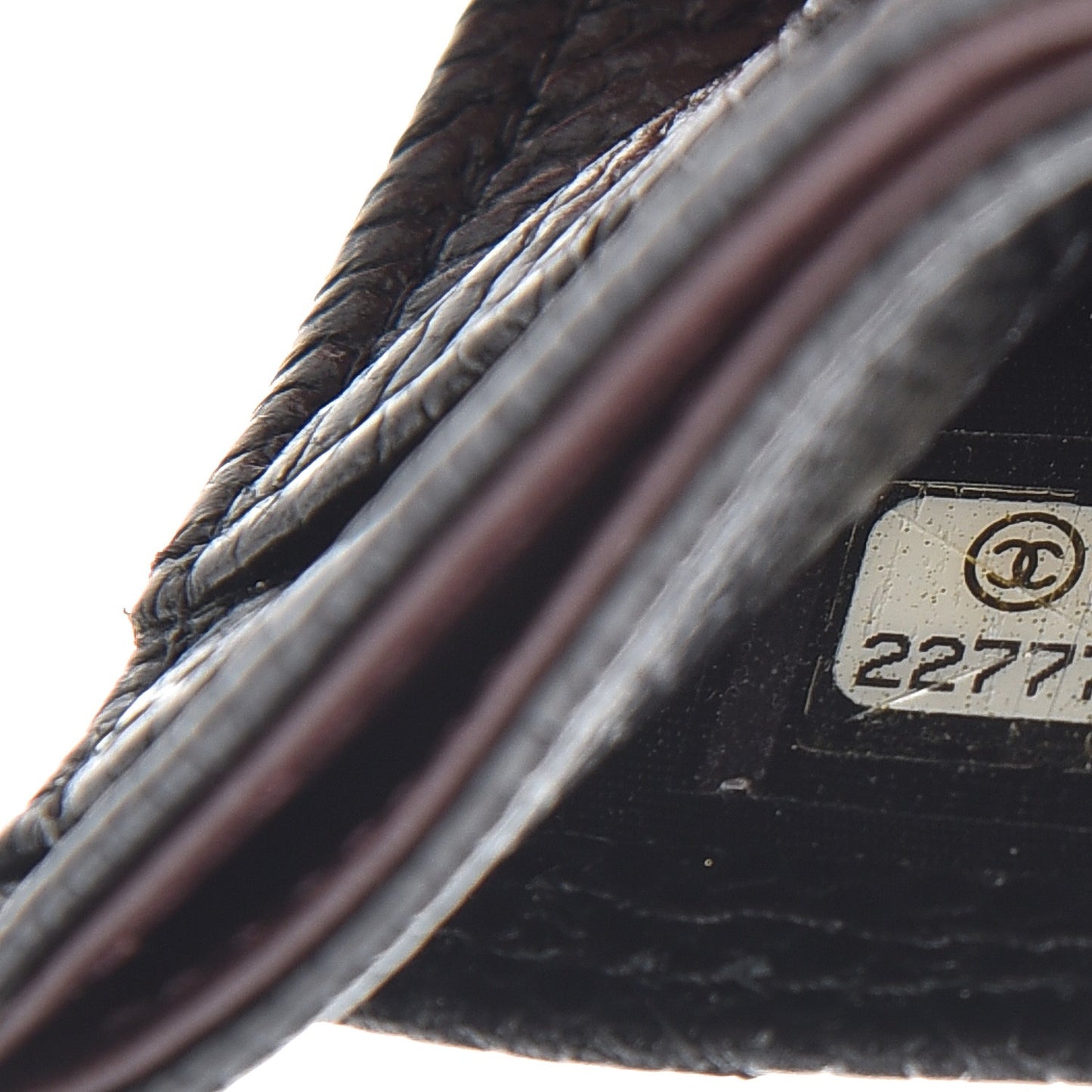 Caviar Quilted Card Holder Black