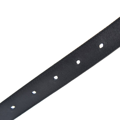 Saint Laurent Grain De Poudre Monogram Passant Buckle Belt 85 Black 5 of 5