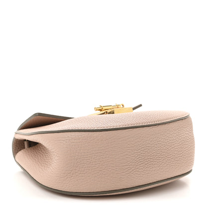 Chloe Grained Lambskin Mini Drew Shoulder Bag Cement Pink 4 of 9