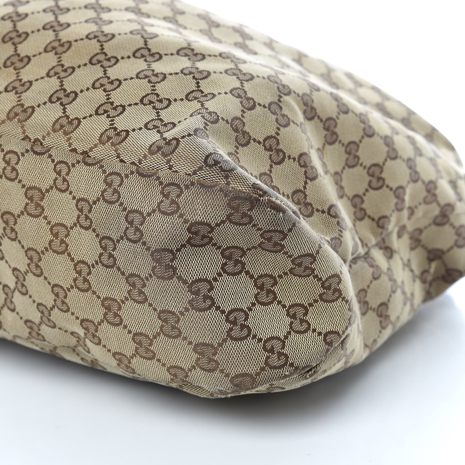 Gucci Monogram Large Horsebit Chain Hobo Dark Brown 6 of 15