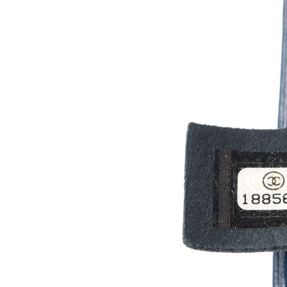 Chanel Lambskin Quilted Accordion Flap Dark Blue 7 of 8