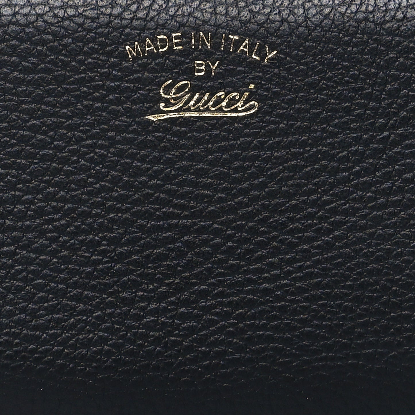 Dollar Calfskin Medium Swing Zip Around Wallet Black