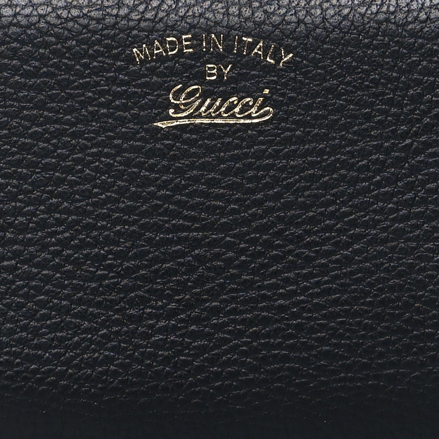 Gucci Dollar Calfskin Medium Swing Zip Around Wallet Black 7 of 7