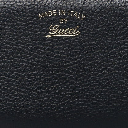 Gucci Dollar Calfskin Medium Swing Zip Around Wallet Black 7 of 7