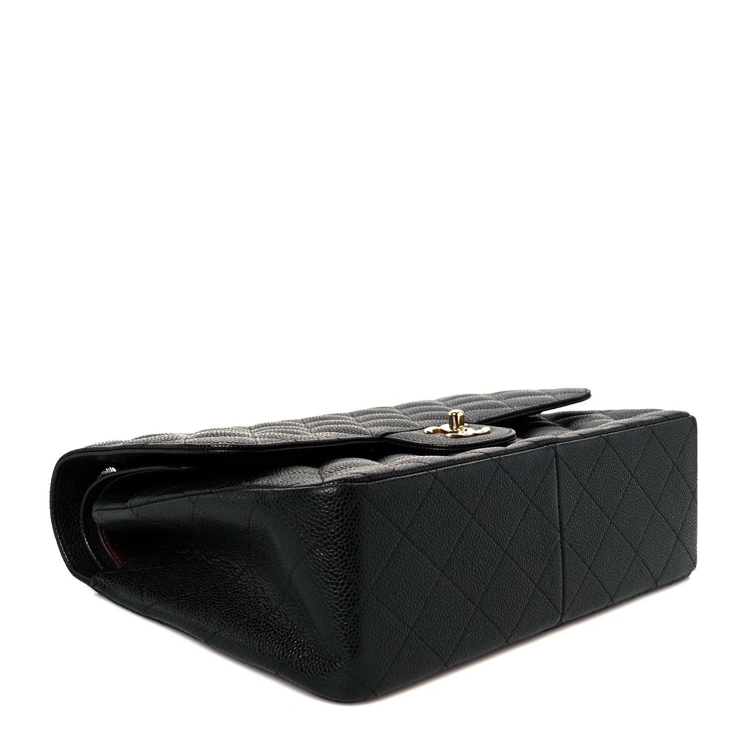 Chanel Caviar Quilted Jumbo Double Flap Black 4 of 11