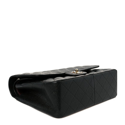 Chanel Caviar Quilted Jumbo Double Flap Black 4 of 11
