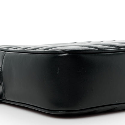 Saint Laurent Calfskin Matelasse Monogram Lou Camera Bag Black 10 of 11