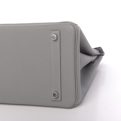 Hermes Togo Birkin 30 Gris Mouette 10 of 11