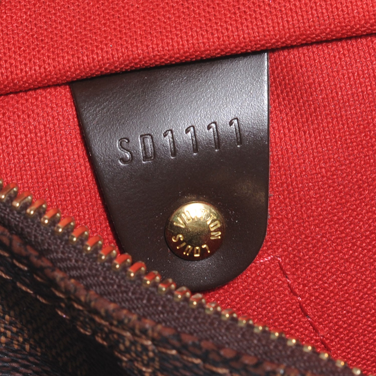 Louis Vuitton Damier Ebene Speedy 25 7 of 8