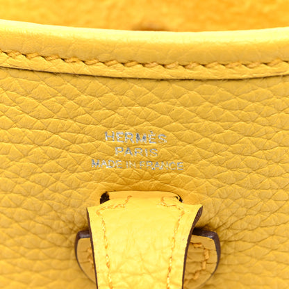 Hermes Taurillon Clemence Evelyne TPM Jaune Ambre 6 of 10