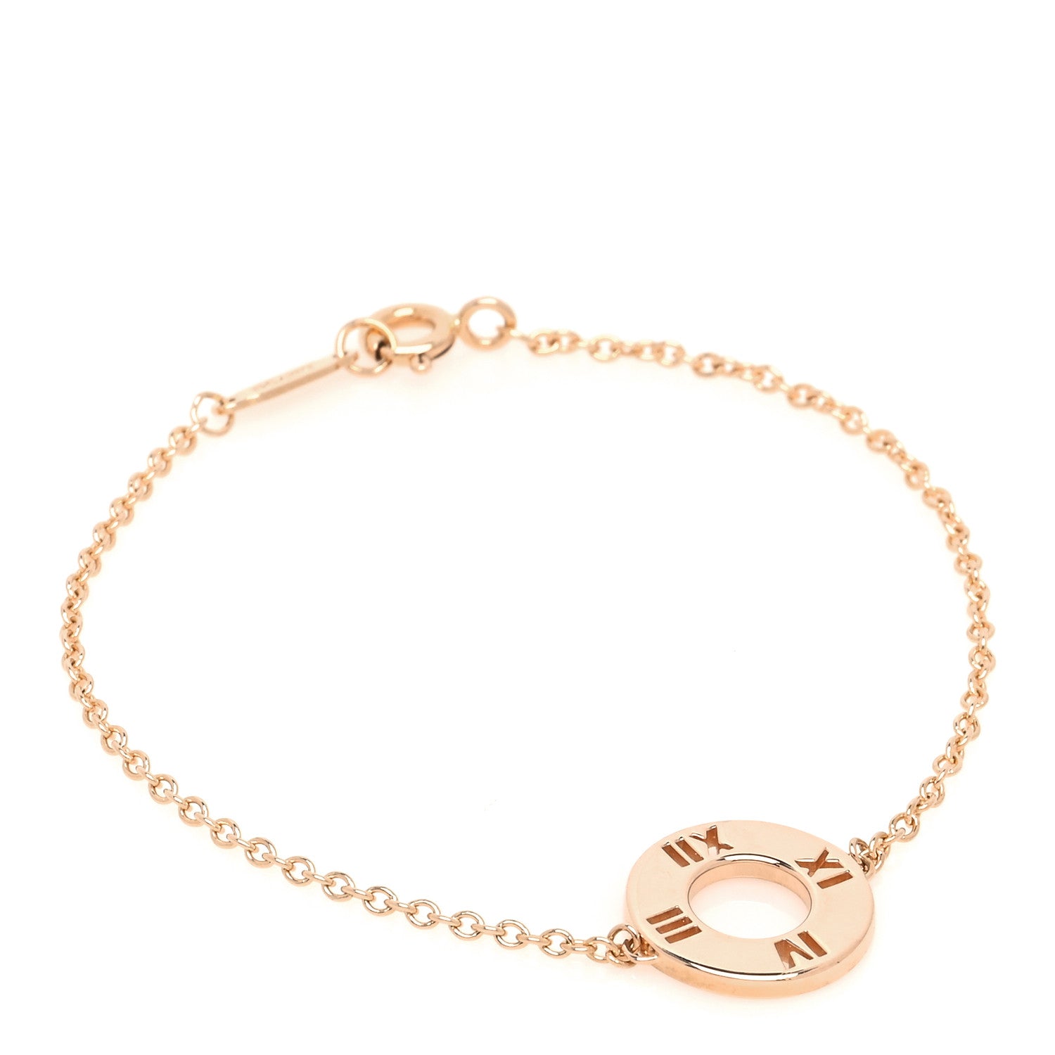 Tiffany 18K Yellow Gold Diamond Atlas Pierced Bracelet 4 of 6