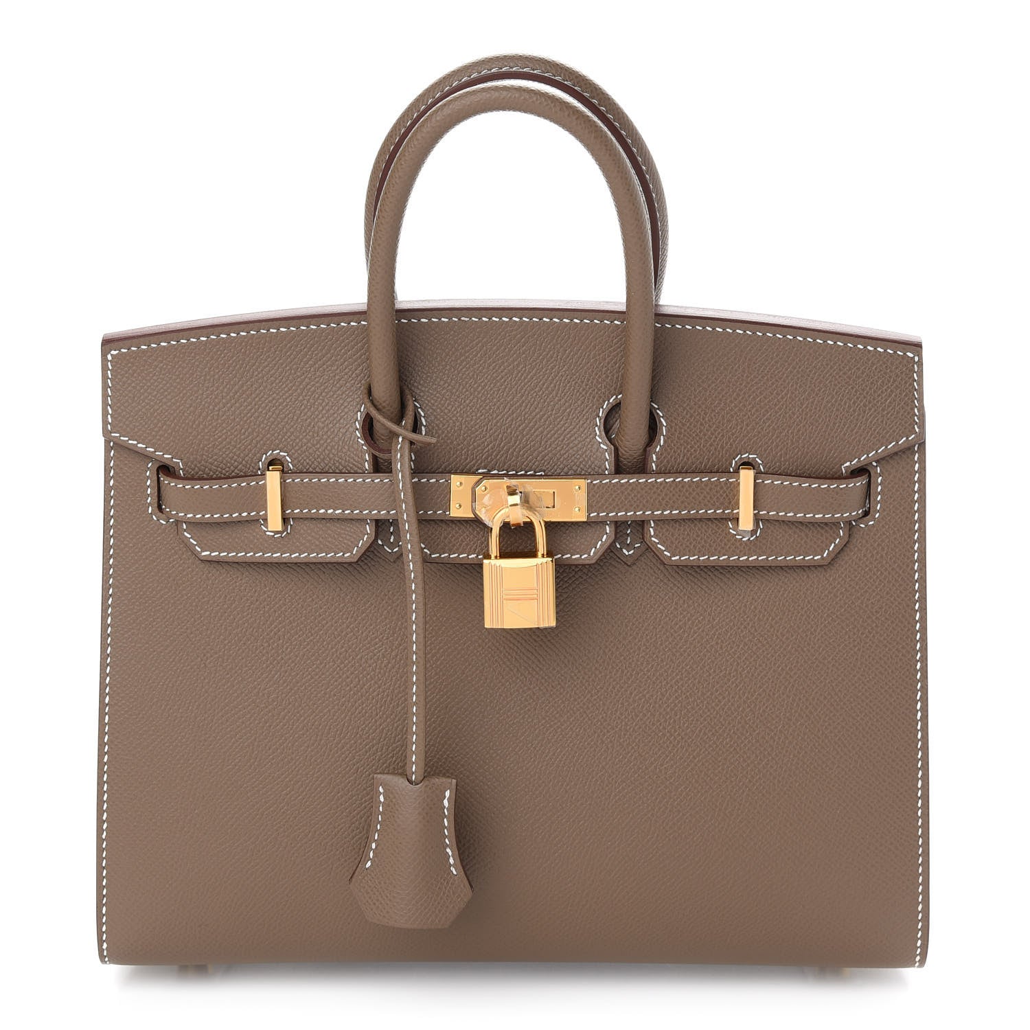 Hermes Epsom Birkin Sellier 25 Etoupe 1 of 35