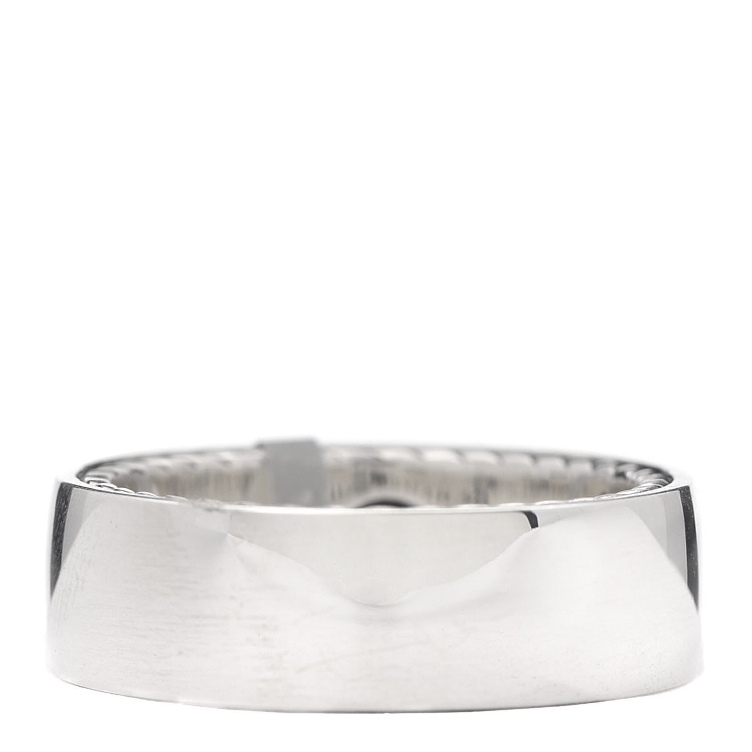 David Yurman Sterling Silver Black Diamond 8mm Streamline Band Ring 65 11 3 of 5