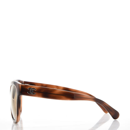 Chanel Acetate Mirrored Runway Square Sunglasses 5380 Dark Tortoise 2 of 8