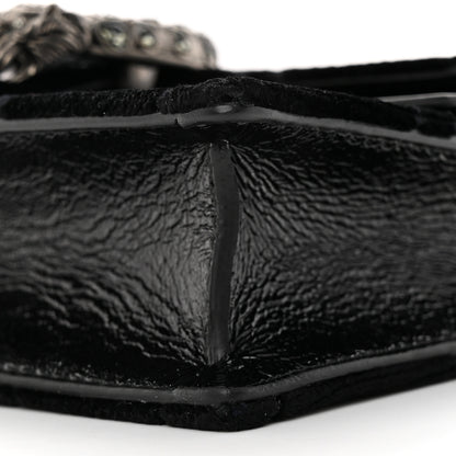 Gucci Velvet GG Monogram Super Mini Dionysus Shoulder Bag Black 9 of 9