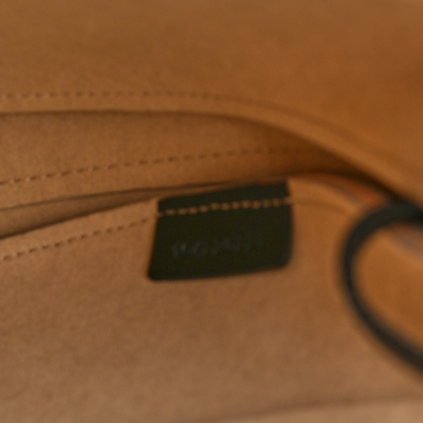 Calfskin Arch Shoulder Bag Peach