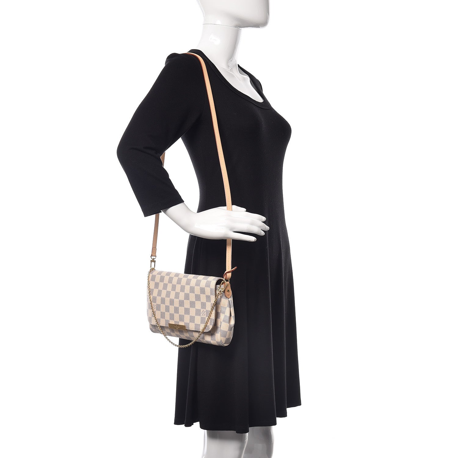 Louis Vuitton Damier Azur Favorite MM 2 of 10