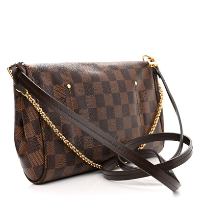 Louis Vuitton Damier Ebene Favorite MM 3 of 11