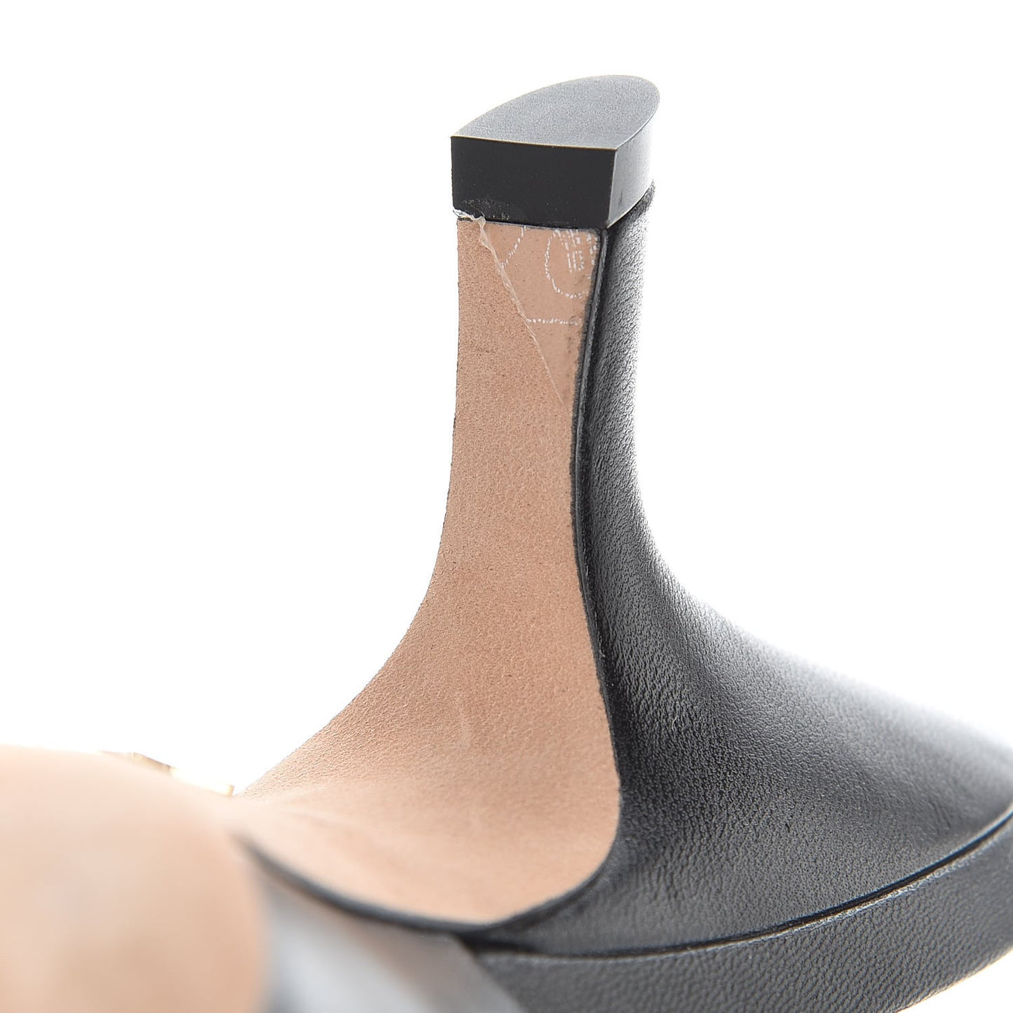 Lambskin Studded J'Adior Slingback 65mm Pumps 37 Black