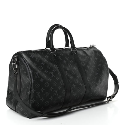 Louis Vuitton Monogram Eclipse Keepall Bandouliere 45 3 of 9