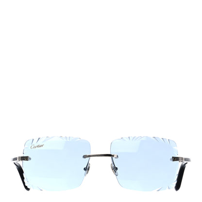 Cartier Rimless Sunglasses Blue 2 of 10
