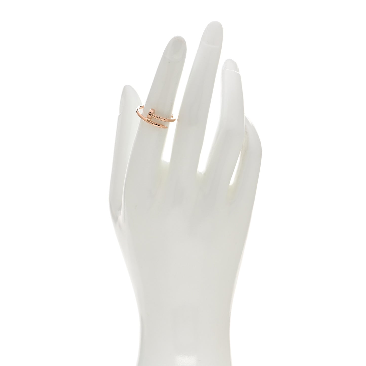 18K Pink Gold Small Juste Un Clou Ring 51 5.75