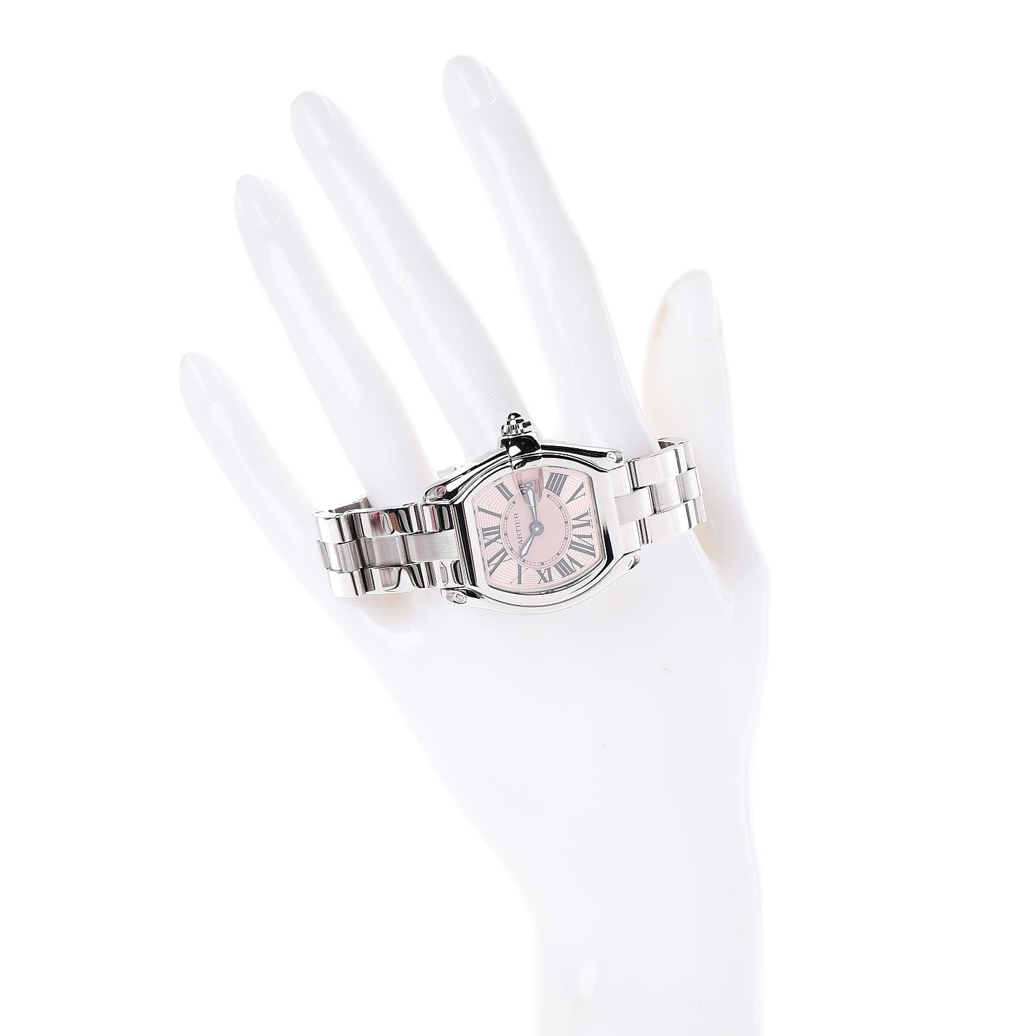 Cartier Stainless Steel 31mm Roadster Quartz Watch Pink 2 of 5
