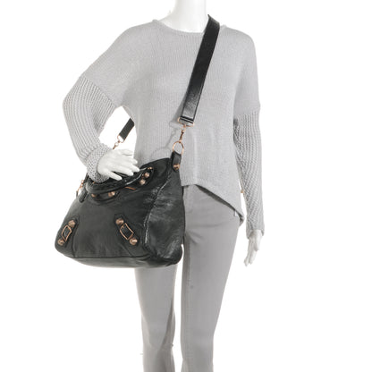 Balenciaga Agneau Giant 21 Rose Gold Hardware Velo Black 2 of 7