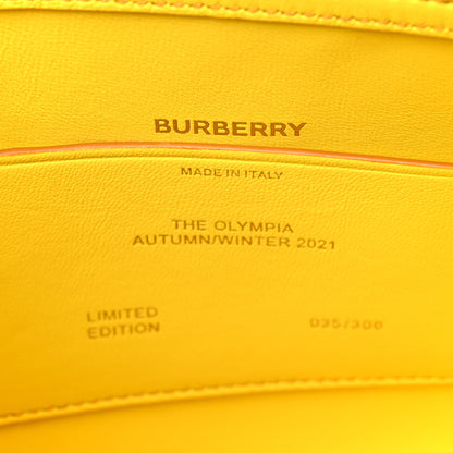 Burberry Calfskin Small Olympia Chain Shoulder Bag Marigold 6 of 10