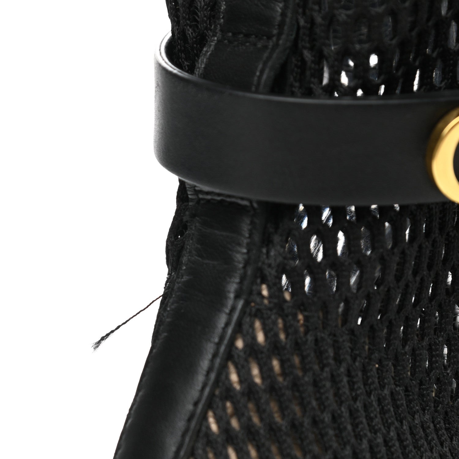 Christian Dior Calfskin Resille Empreinte High Boots 38.5 Black 8 of 10