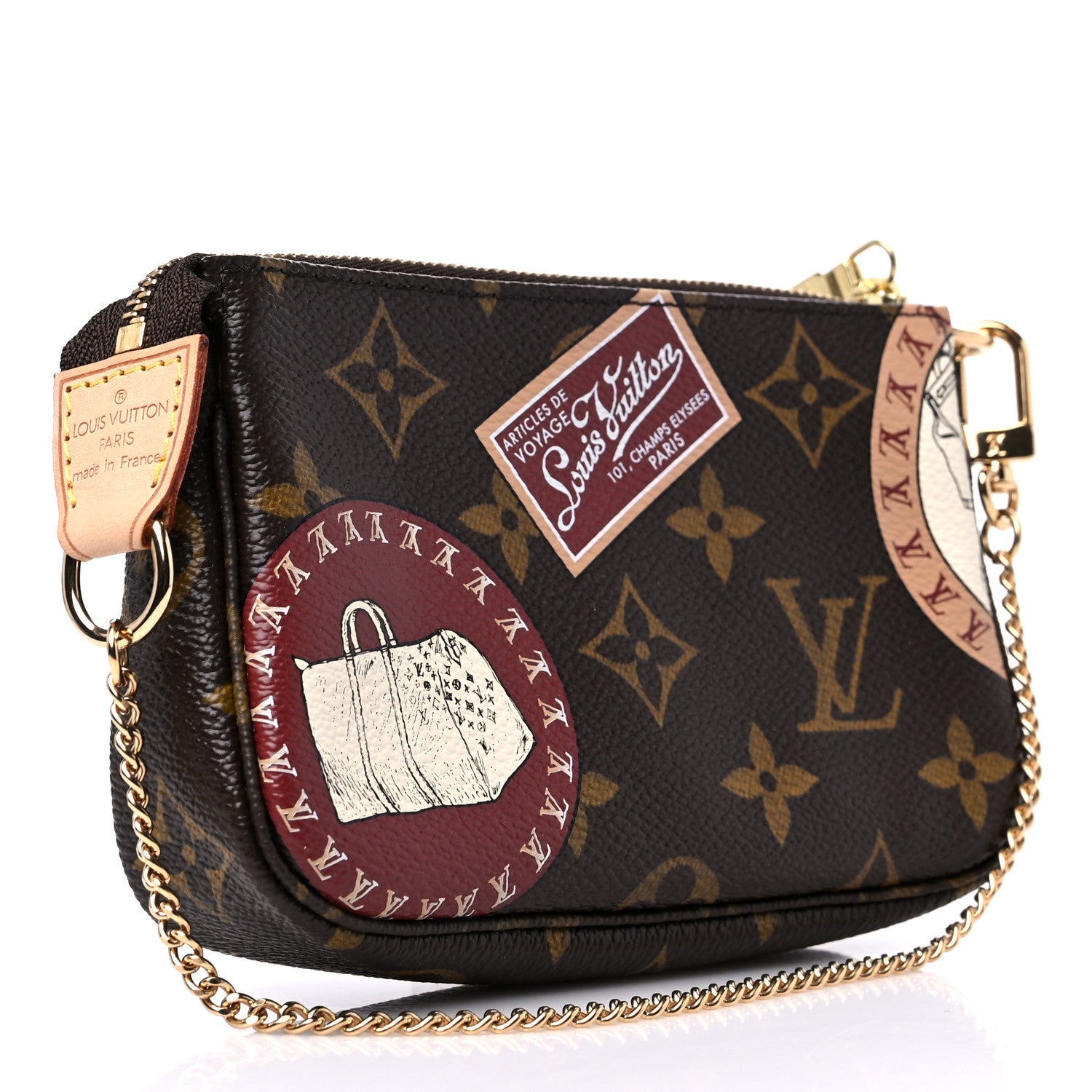 Louis Vuitton Monogram Patch Mini Pochette Accessories 3 of 9