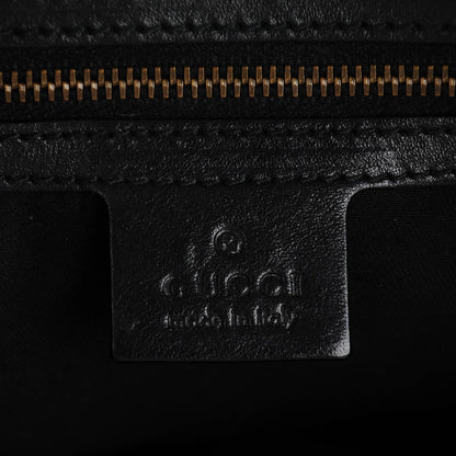 Gucci Monogram Large Jockey Hobo Black 6 of 9