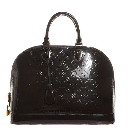 Louis Vuitton Vernis Alma GM Terre D'Ombre 1 of 7