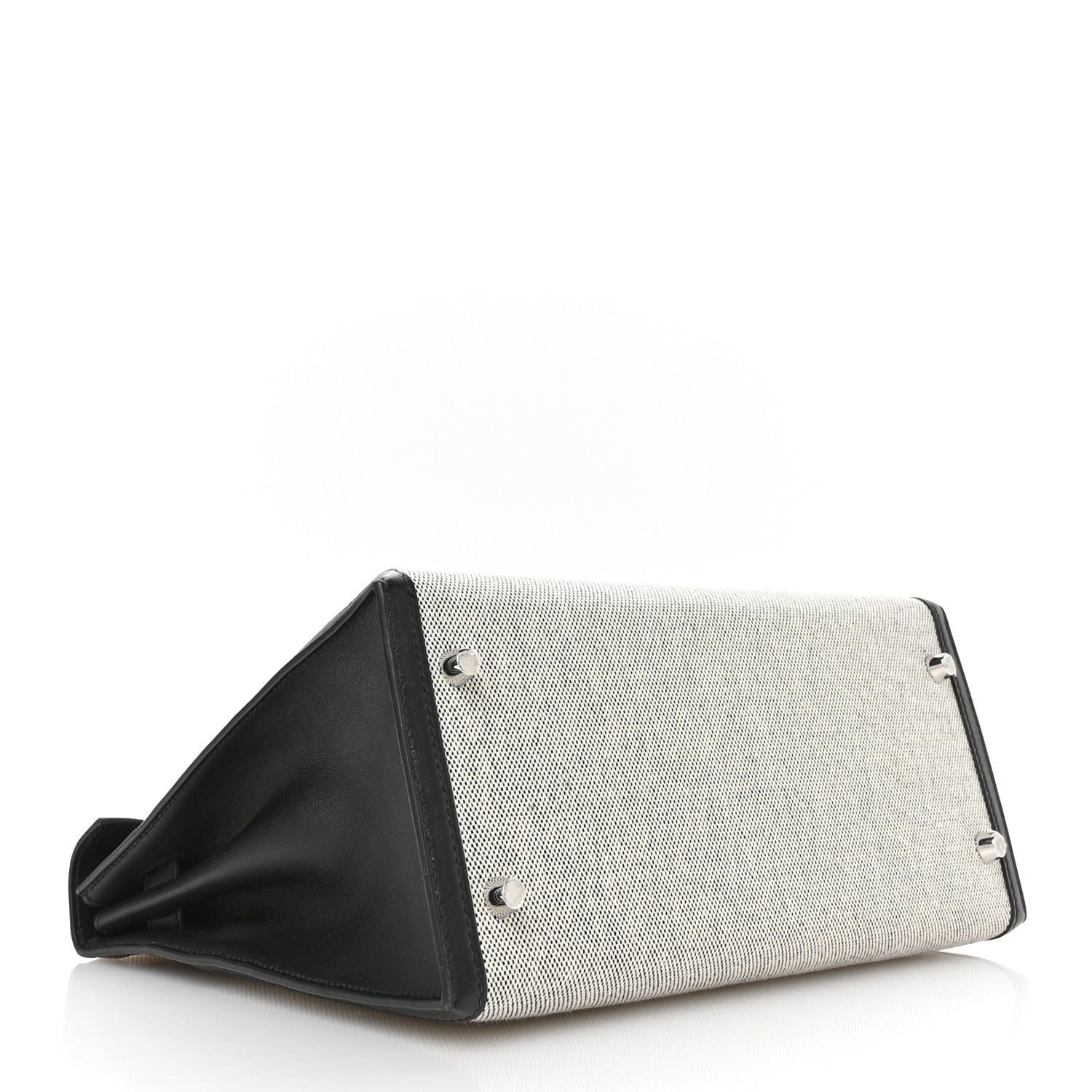 Hermes Toile Swift Kelly Sellier 28 Ecru Black 4 of 11