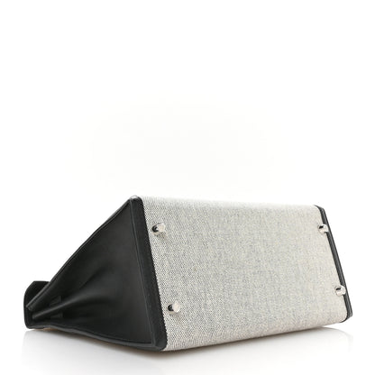 Hermes Toile Swift Kelly Sellier 28 Ecru Black 4 of 11